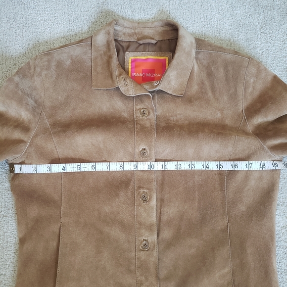 Two Piece Matching Leather Jacket & Skirt Set - Picture 3 of 11